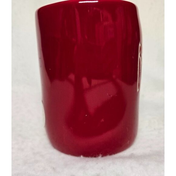 Rae Dunn By Magenta "Believe" Red Ceramic Mug 14oz - Picture 4 of 11